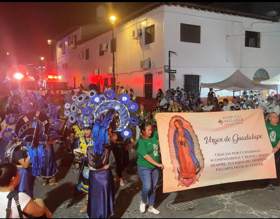 Inician las Fiestas Guadalupanas en Puerto Vallarta: 27 peregrinaciones en su jornada inaugural