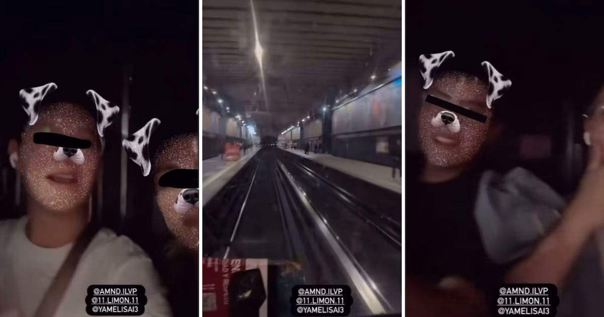 Jóvenes irrumpen en cabina de conductor del Metro CDMX y provocan furor en redes por la falta de seguridad
