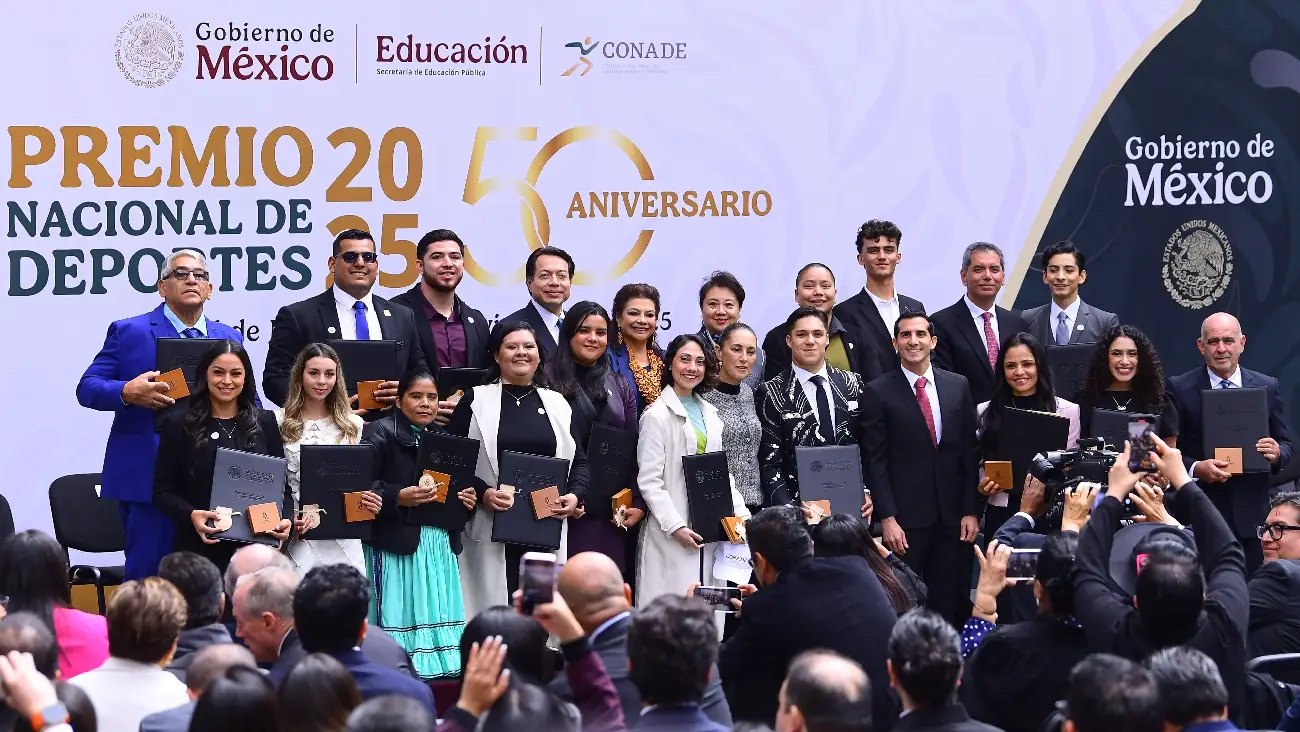 Premio Nacional del Deporte 2025: Isaac del Toro, Osmar Olvera y Uziel Muñoz se destacan como los grandes ganadores