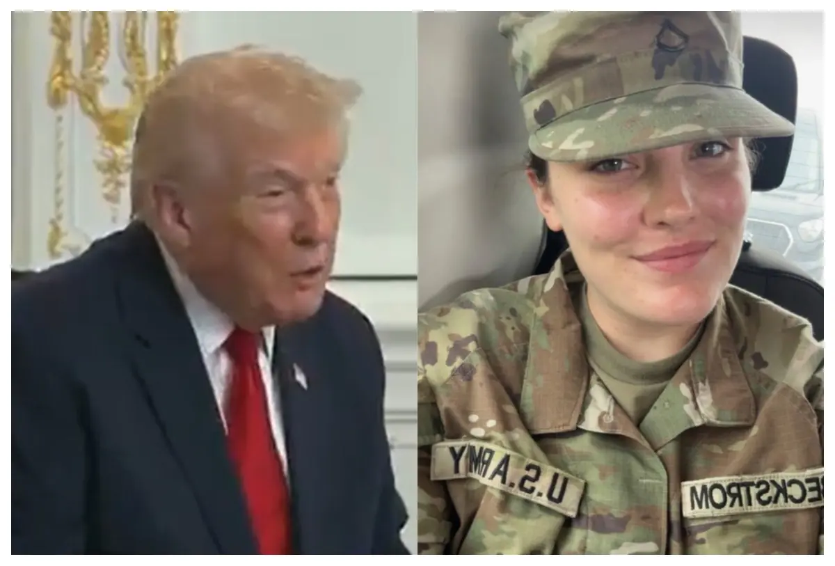 Trump confirma el fallecimiento de Sarah Beckstrom, la soldado lesionada en el ataque cercano a la Casa Blanca.
