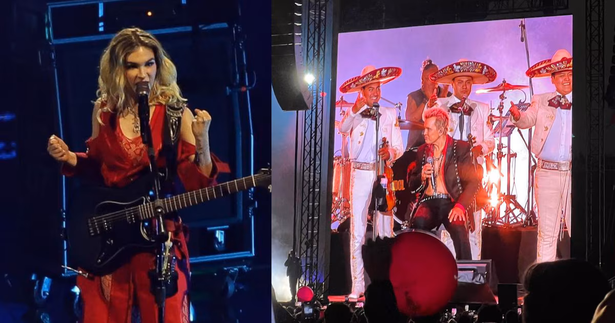 Billy Idol festejó su cumpleaños en CDMX y Daniela Villarreal de The Warning le dedicó “Las Mañanitas” con mariachi