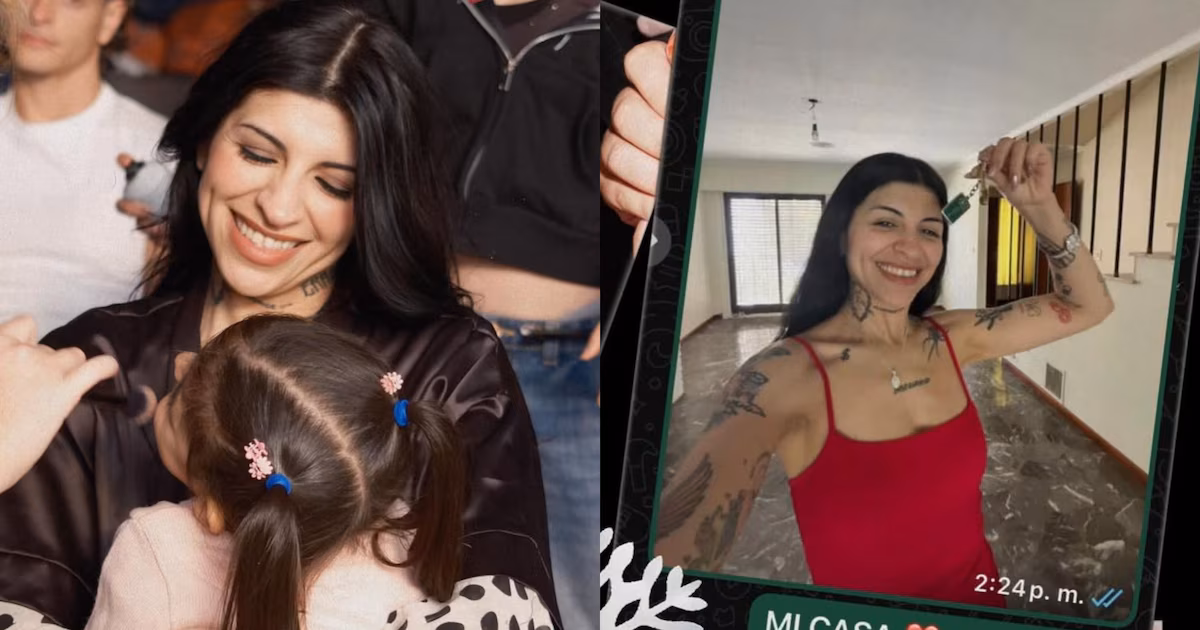 Cazzu muestra su nueva casa y comparte una adorable foto de Inti en Navidad