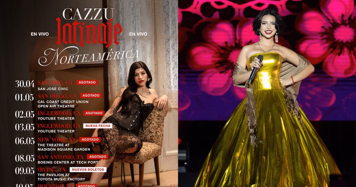 Cazzu vende todos sus boletos, mientras Ángela Aguilar no logra llenar sus conciertos en EEUU