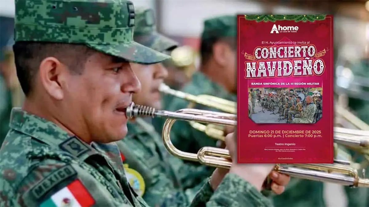 Concierto navideño del Ejército Mexicano en Los Mochis: ¿Cuáles son la fecha y el lugar?