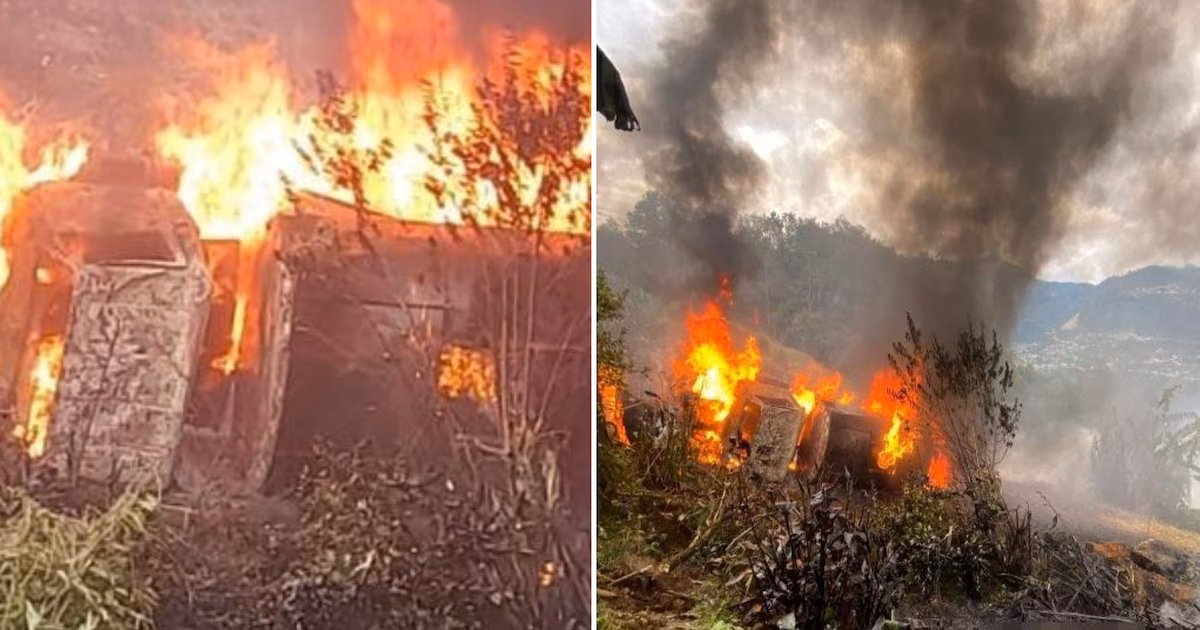 Copiloto intentó rescatar a su amigo, pero ya había fallecido tras el choque de una pipa de chapopote en Chamula, Chiapas.