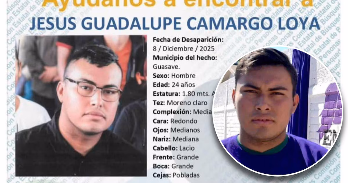 Desaparición de Jesús Guadalupe Camargo, joven defensor de derechos humanos en Guasave, Sinaloa