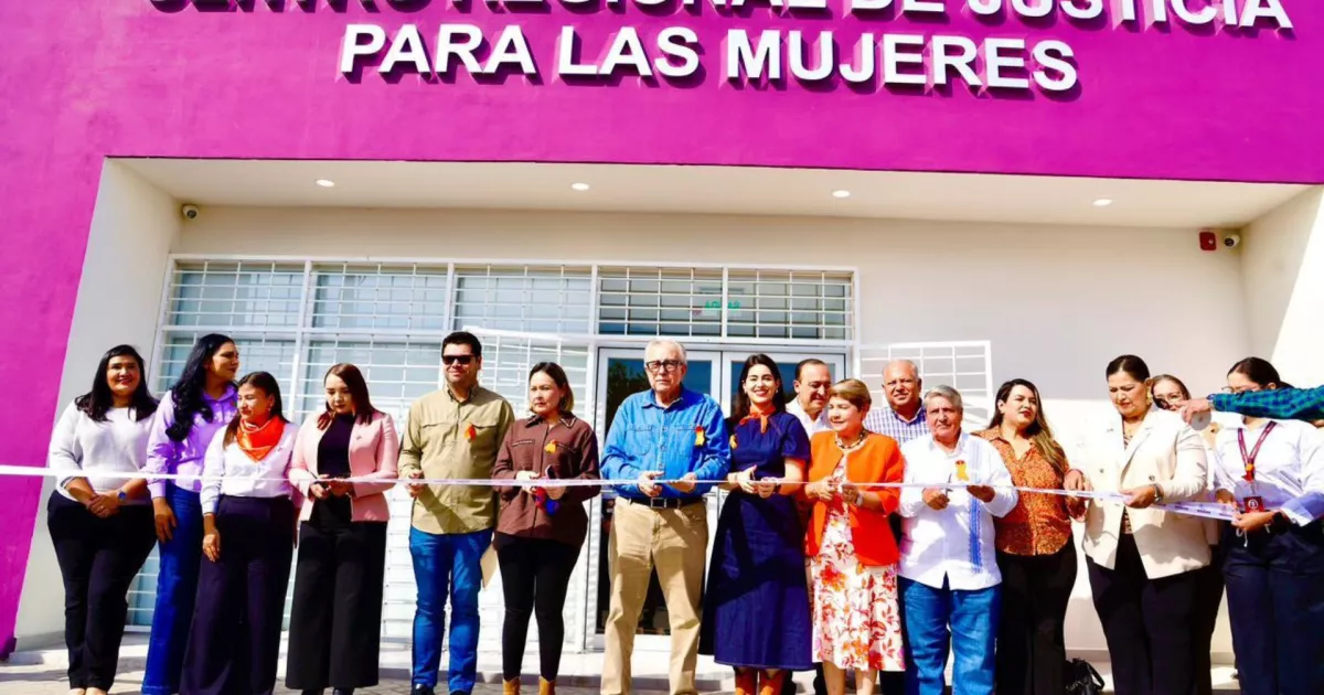 El Gobernador Rocha Moya abre el cuarto Centro de Justicia para Mujeres en Sinaloa