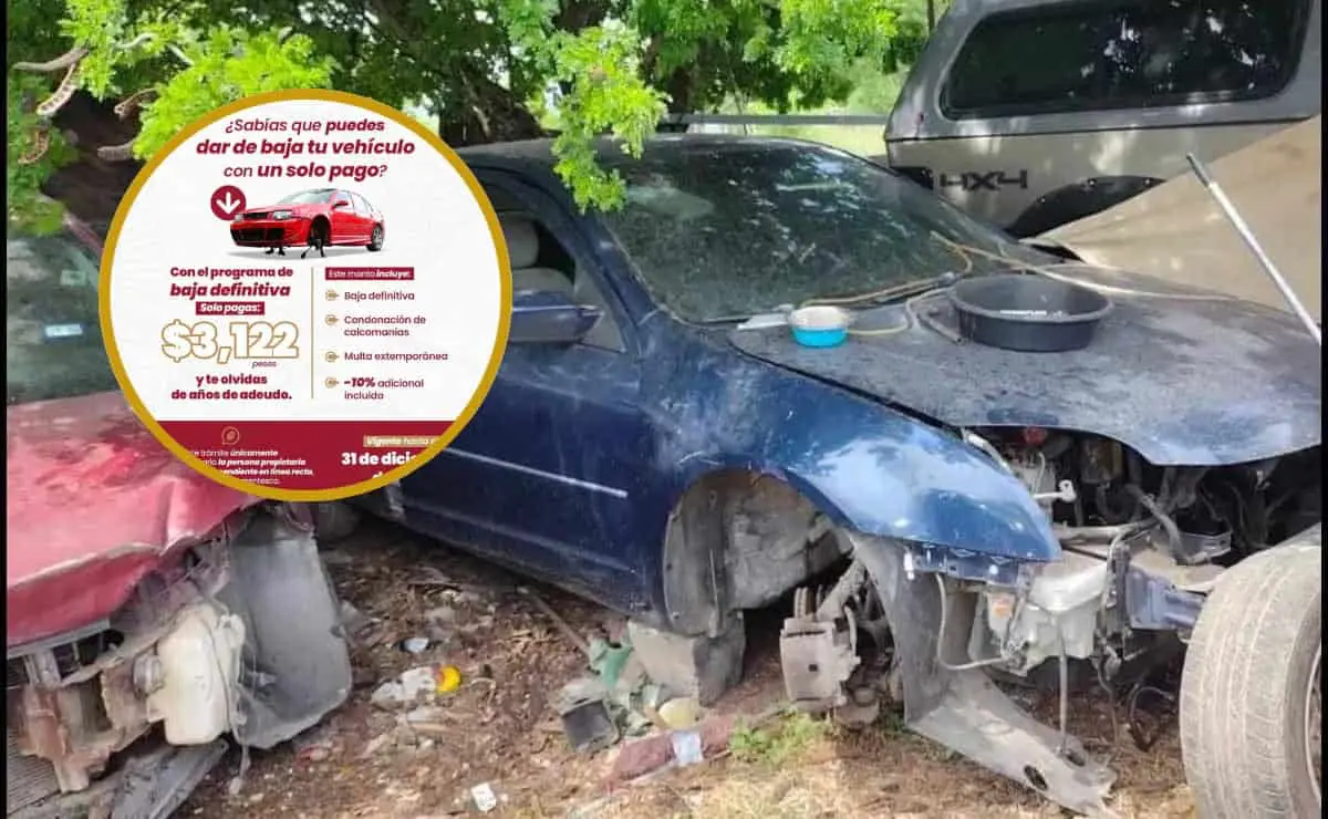 Elimina vehículos viejos este diciembre con el Programa de Baja Definitiva