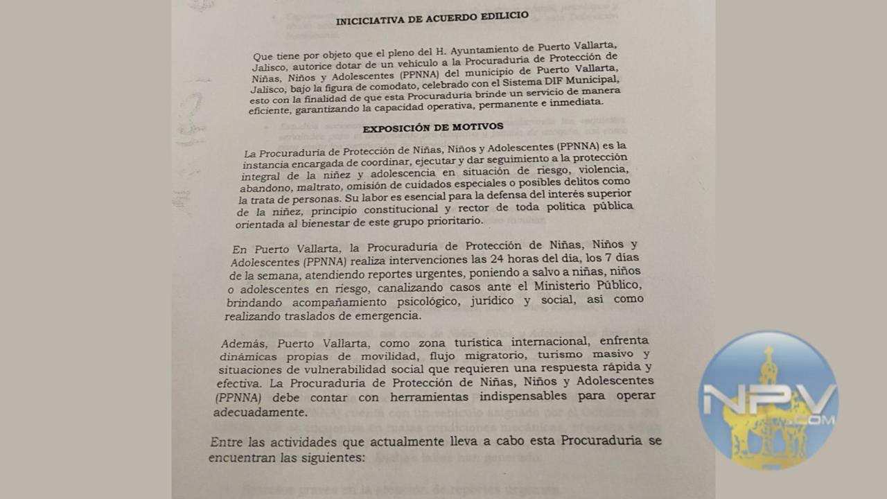 Evaluarán la posibilidad de proporcionar un vehículo a la Procuraduría de Protección de Niñas, Niños y Adolescentes