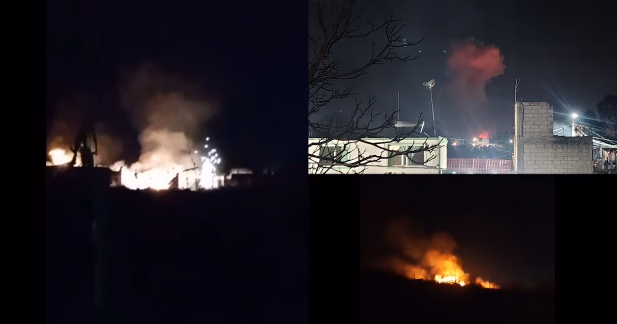 Explosión en bodega de pirotecnia en Ozumba, Edomex: dos personas heridas