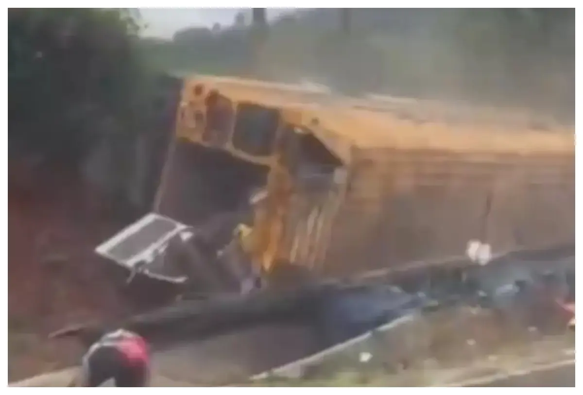 Fatal accidente en Nicaragua: Camión de pasajeros pierde los frenos y deja un muerto y más de ocho heridos | VIDEO