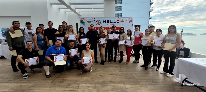 Hello Sushi homenajea a su equipo en una posada repleta de alegría y gratitud.