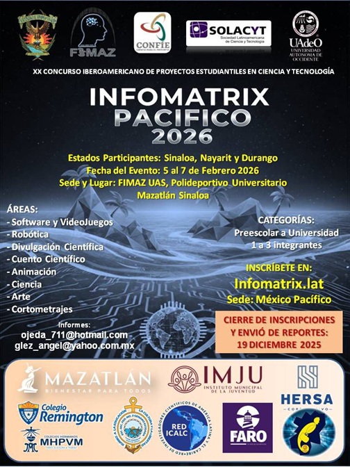 INFOMATRIX Pacífico 2026 invita a jóvenes innovadores a crear, competir y dejar su huella en el mundo