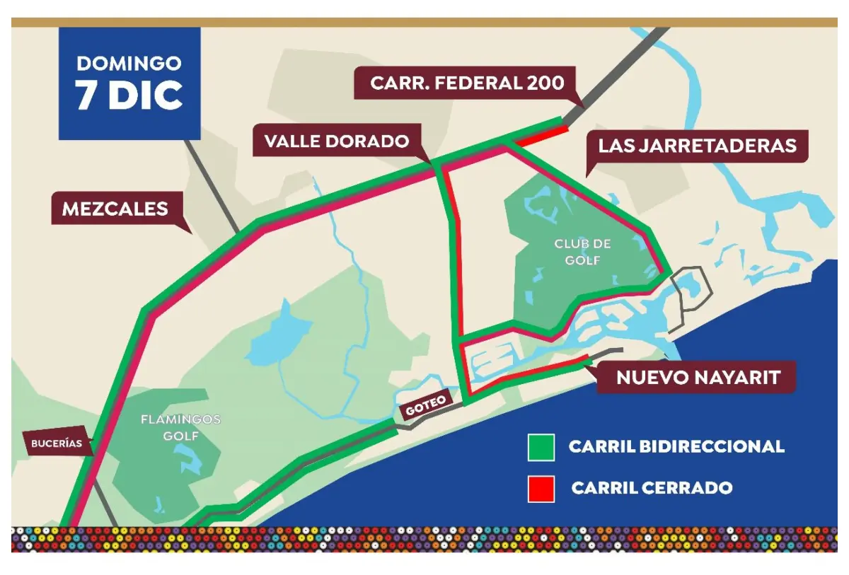 Ironman 70.3 en Bahía de Banderas: anticipan congestión en la carretera Federal 200