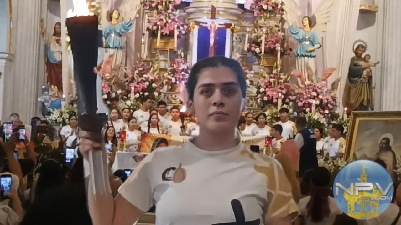 La Antorcha Juvenil Guadalupana hace su arribo a Puerto Vallarta