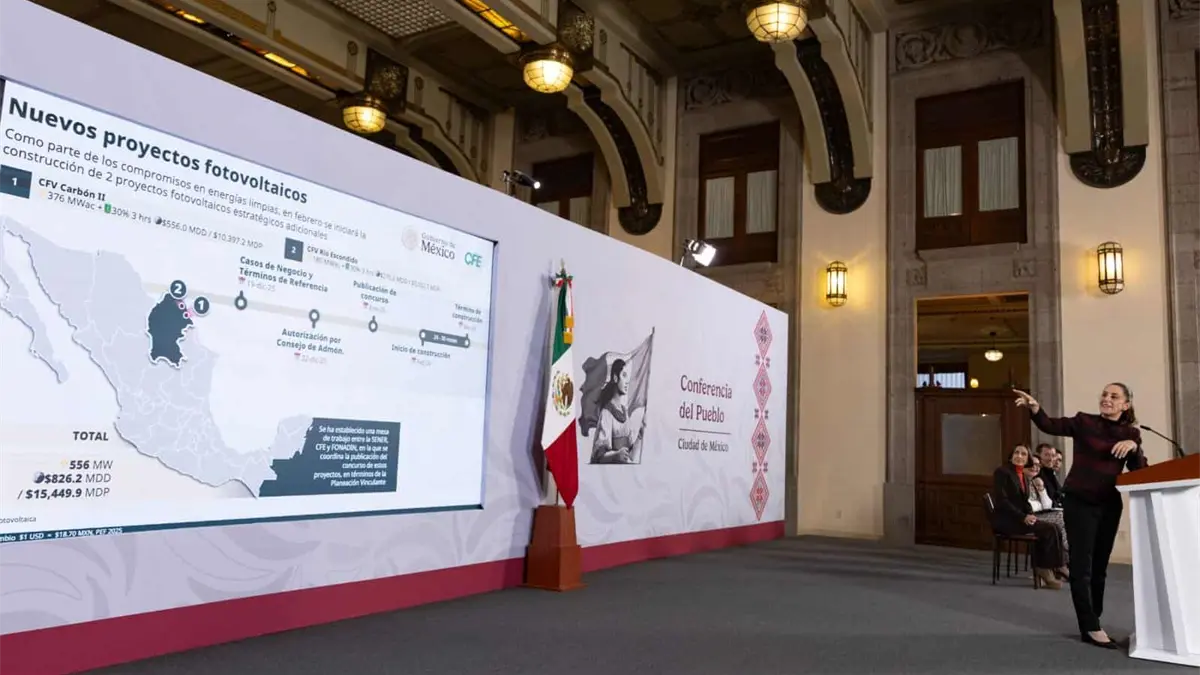 La CFE construirá una planta eléctrica en Mazatlán para 2026; Sinaloa se suma al plan de 6 mil MW de Sheinbaum.