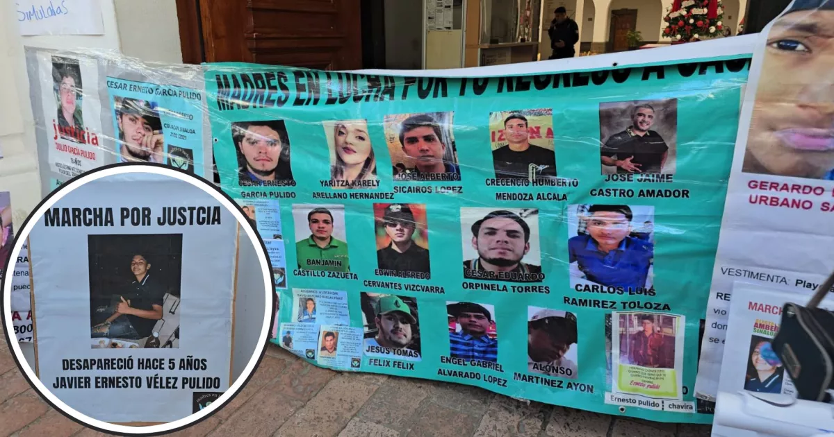 La familia de Javier Ernesto se une en Culiacán tras 5 años de su desaparición: 'No dejaremos de buscarlo'
