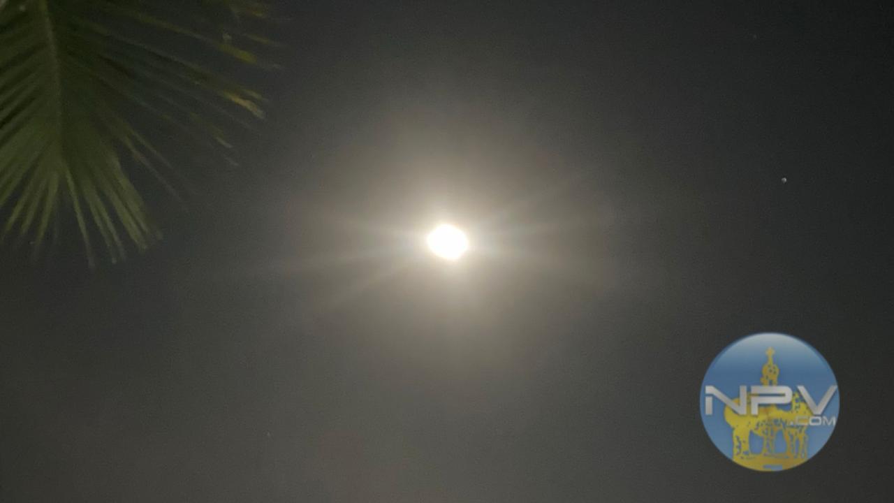 La luna brilla con esplendor en las madrugadas de Puerto Vallarta