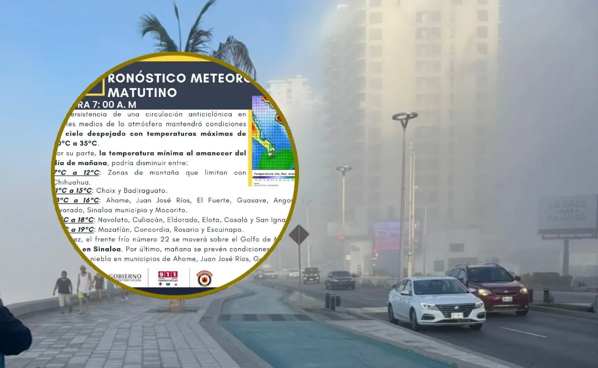 Mañanas frescas y días soleados: el clima ideal en Mazatlán para este fin de semana