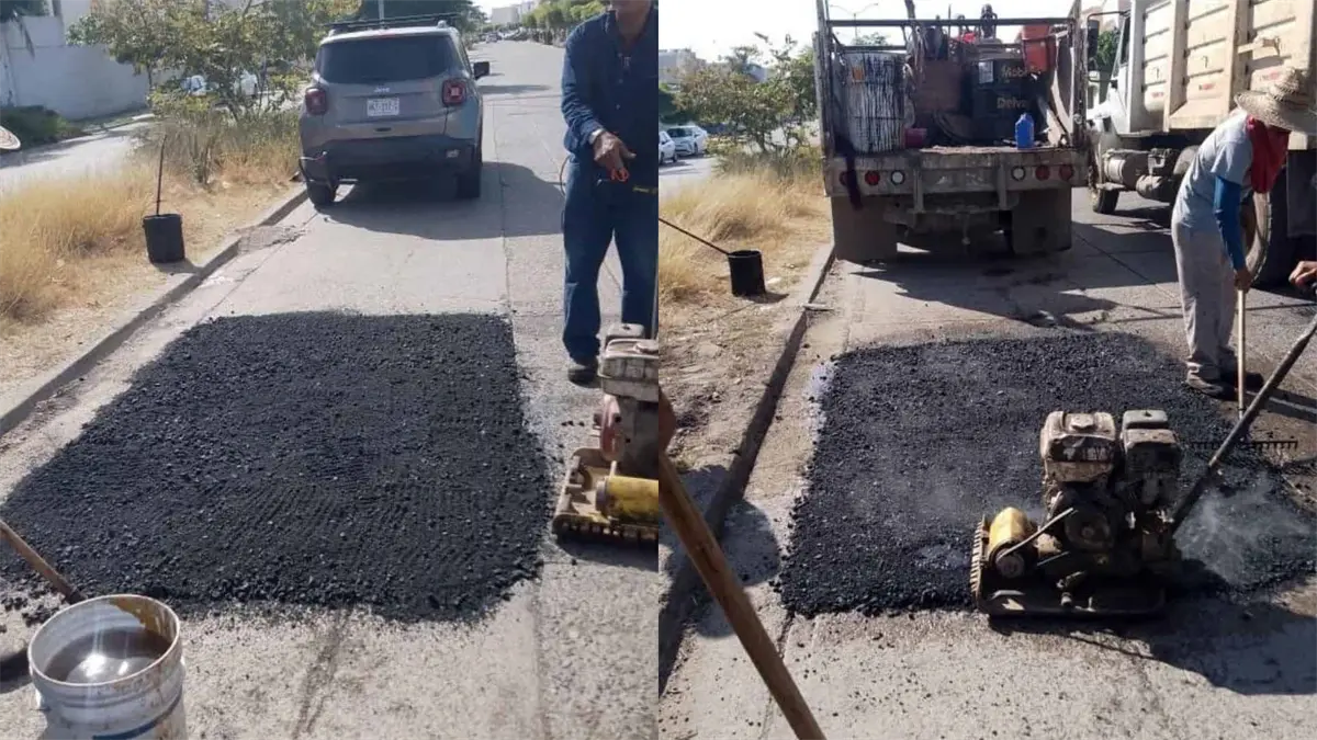MazBacheton: el 13 de diciembre, las brigadas de bacheo están activas en estas calles de Mazatlán