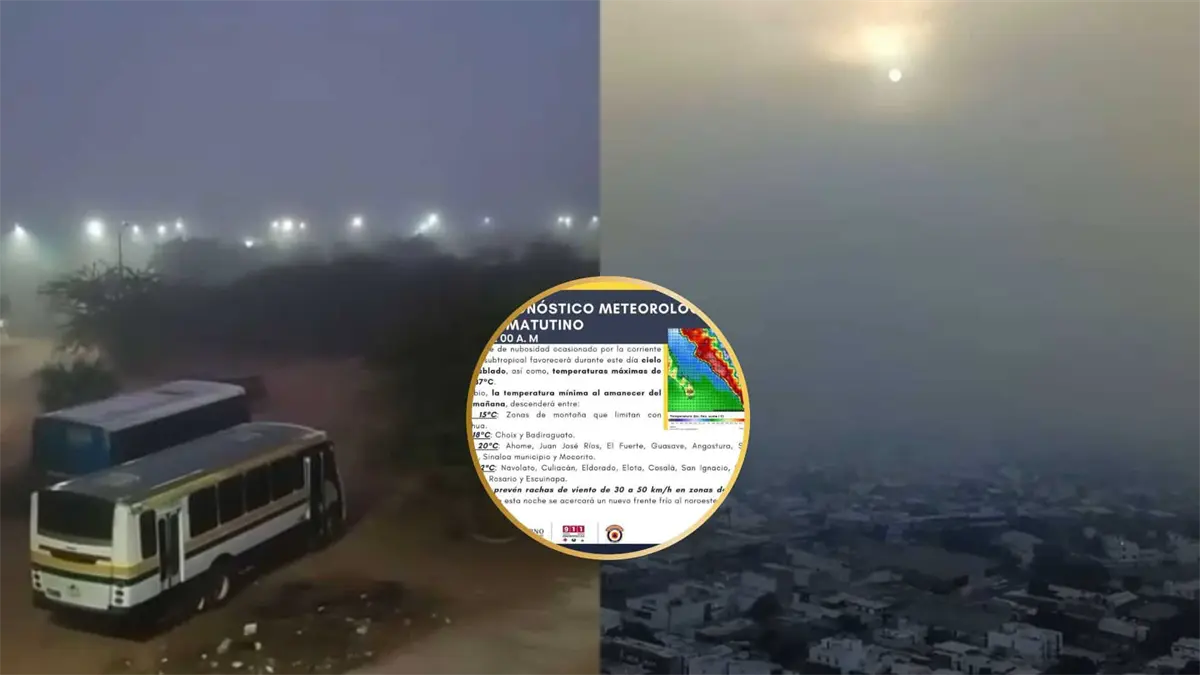 Mazatlán envuelto en neblina para Nochebuena: pronóstico del clima para el 24 de diciembre