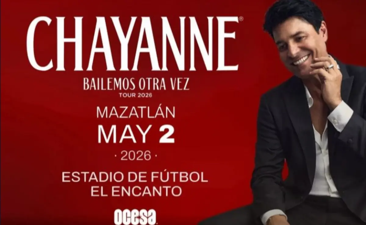Mazatlán se queda sin boletos para Chayanne 2026 en menos de una hora