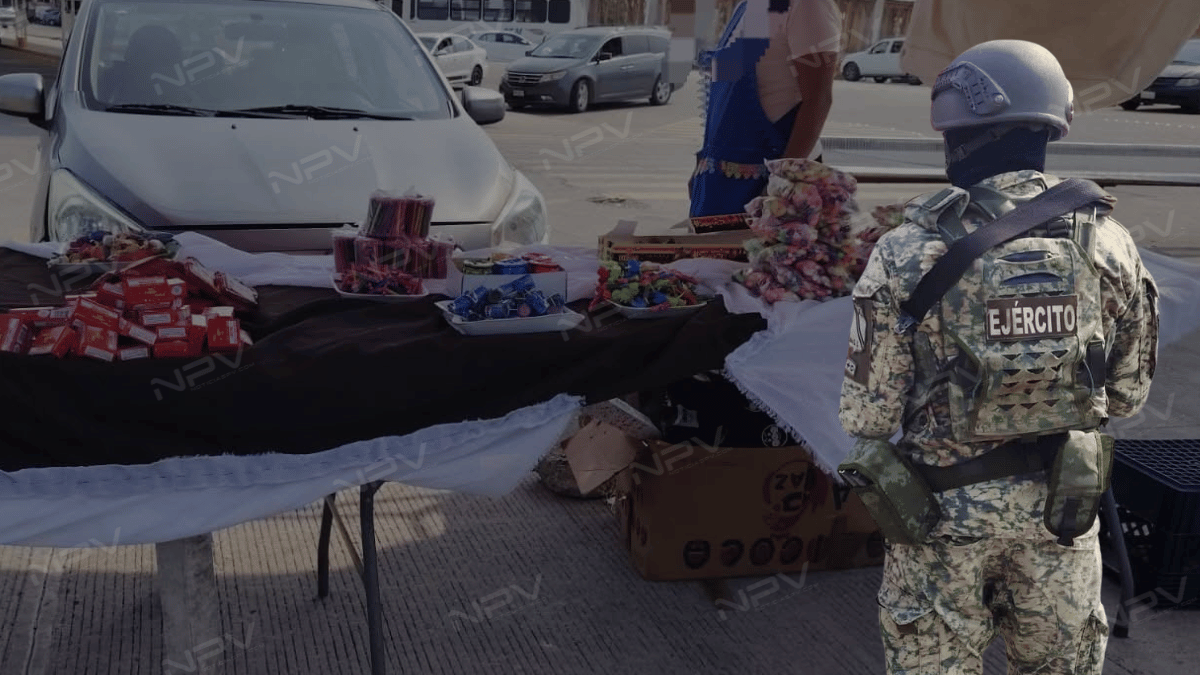 Militares se involucran en la seguridad de la pirotecnia en Bahía de Banderas