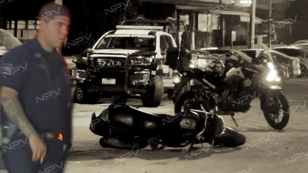 Motociclistas heridos al evadir control policial de motos