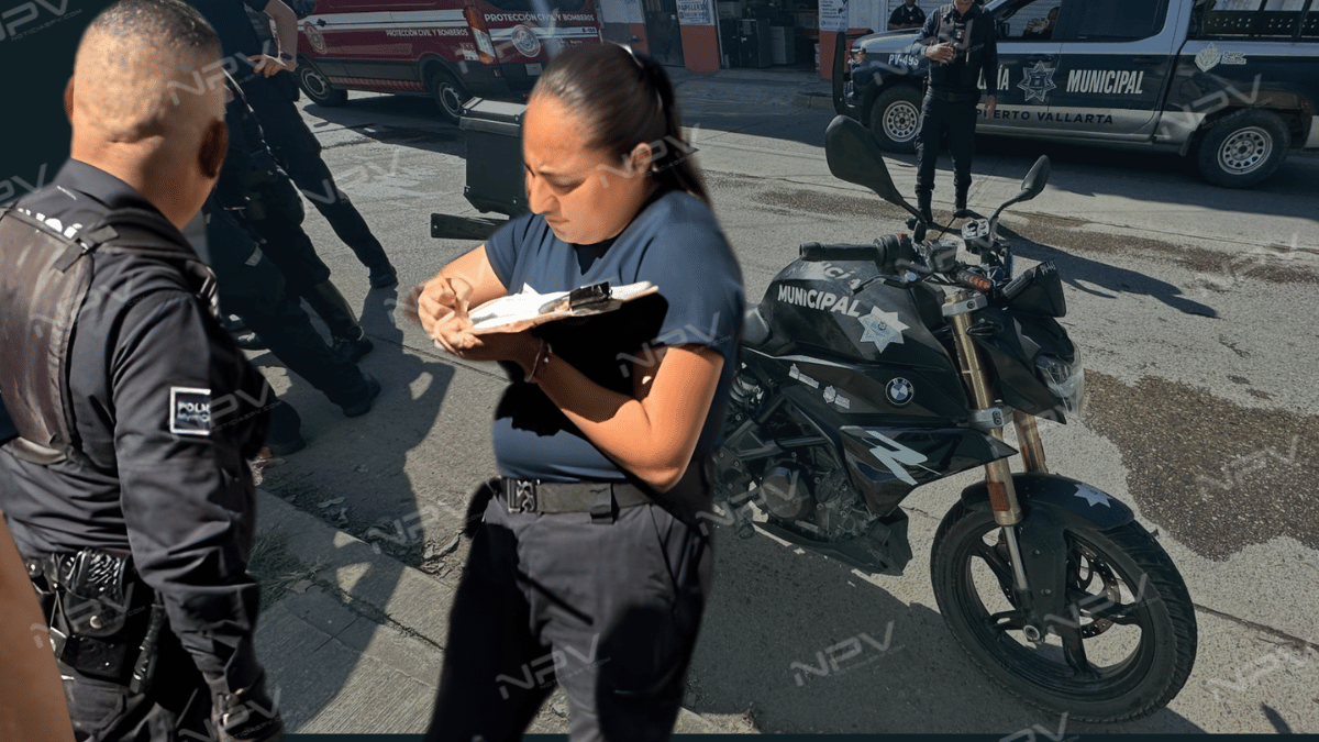 Motopatrulla se sale de control en la colonia La Vena