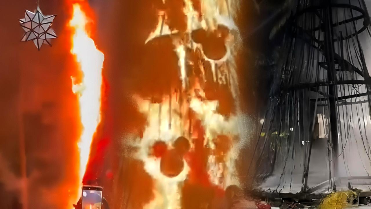 Navidad trágica en San Vicente: un árbol se convierte en cenizas tras un incendio