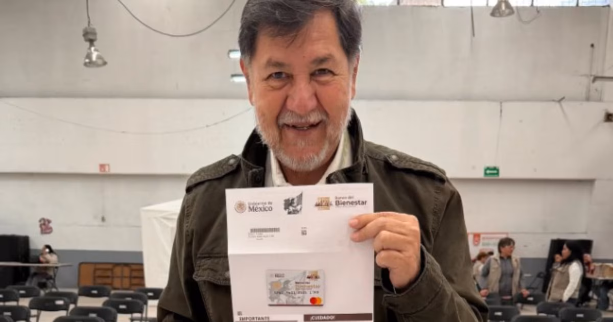 Noroña expresa su alegría por recibir la Pensión del Bienestar y comparte su experiencia