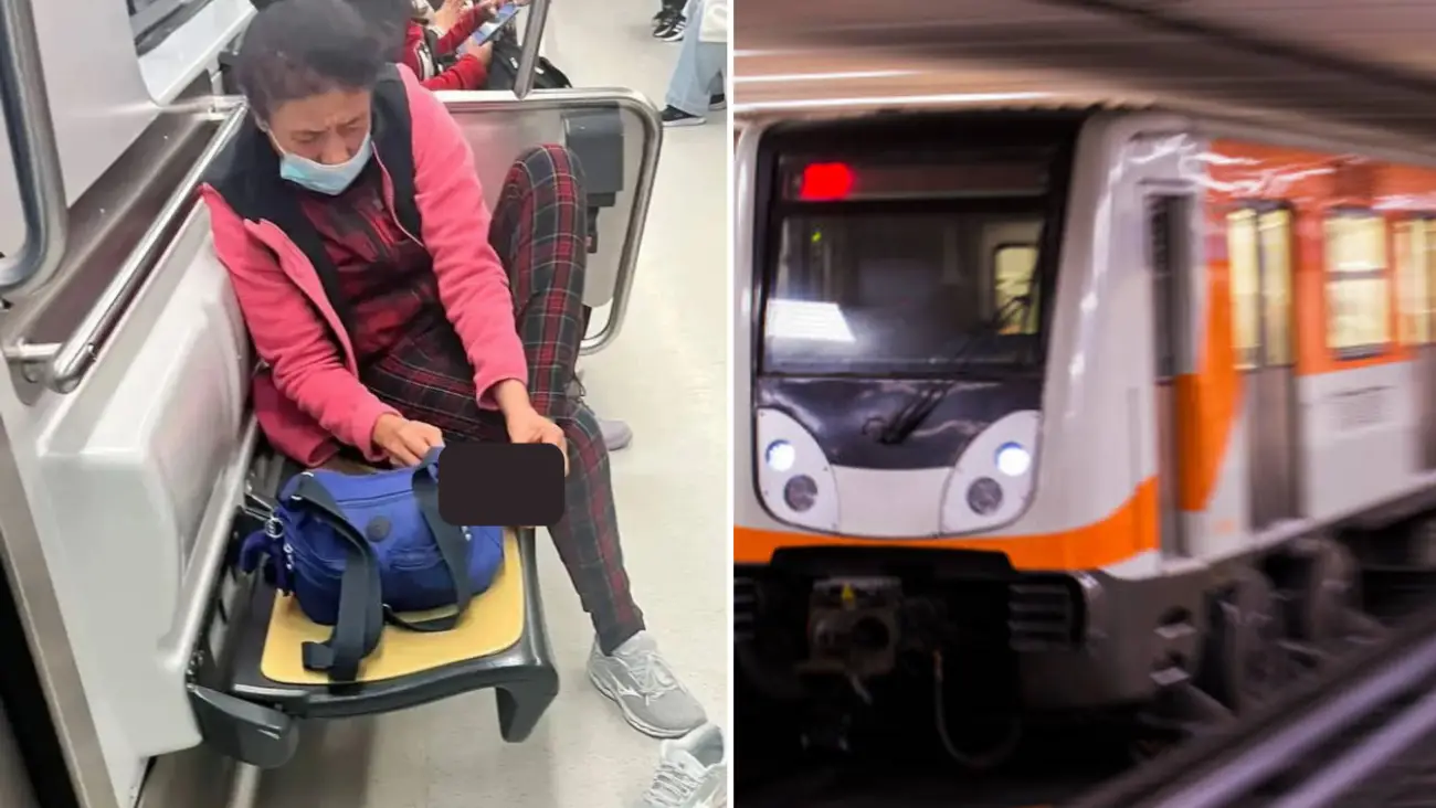 Pasajera se corta las uñas en el Metro de CDMX y desata la indignación de los usuarios