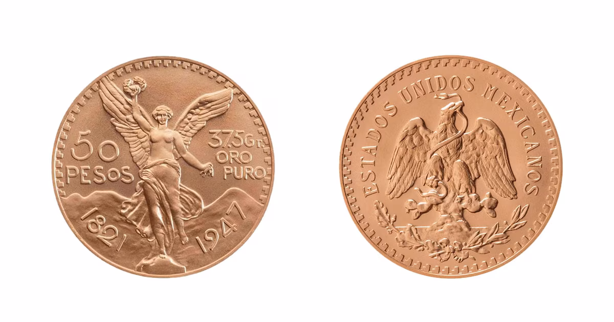 Precio actual de los centenarios de oro y onzas de plata en distribuidores autorizados por Banxico