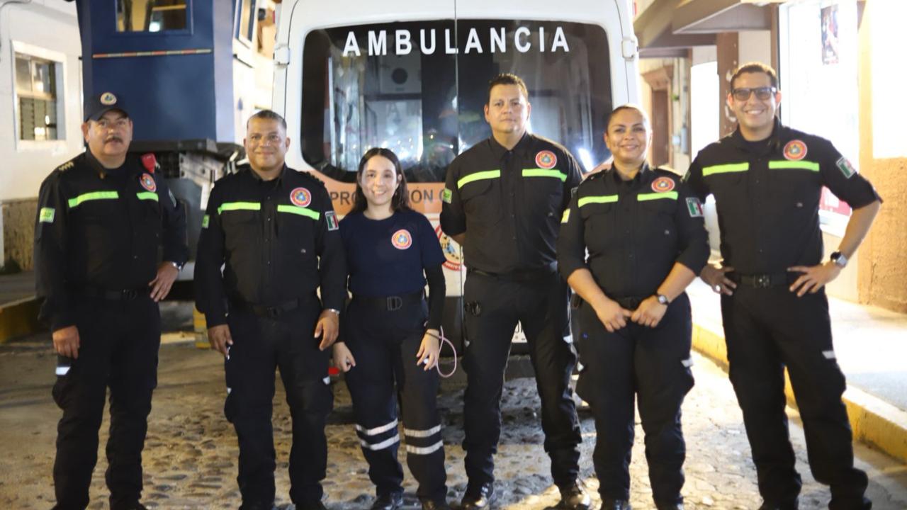 Protección Civil y Bomberos intensifican la seguridad en las peregrinaciones de Puerto Vallarta