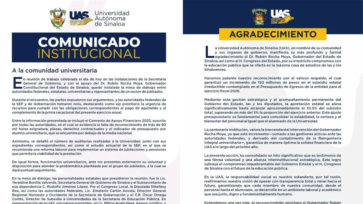 Rocha Moya, UAS y autoridades federales crean mesa de diálogo para abordar los desafíos de los jubilados