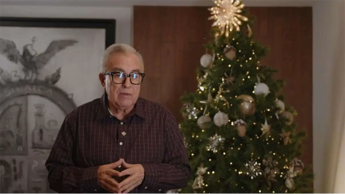 Rocha Moya envía un mensaje navideño de paz a las familias de Sinaloa