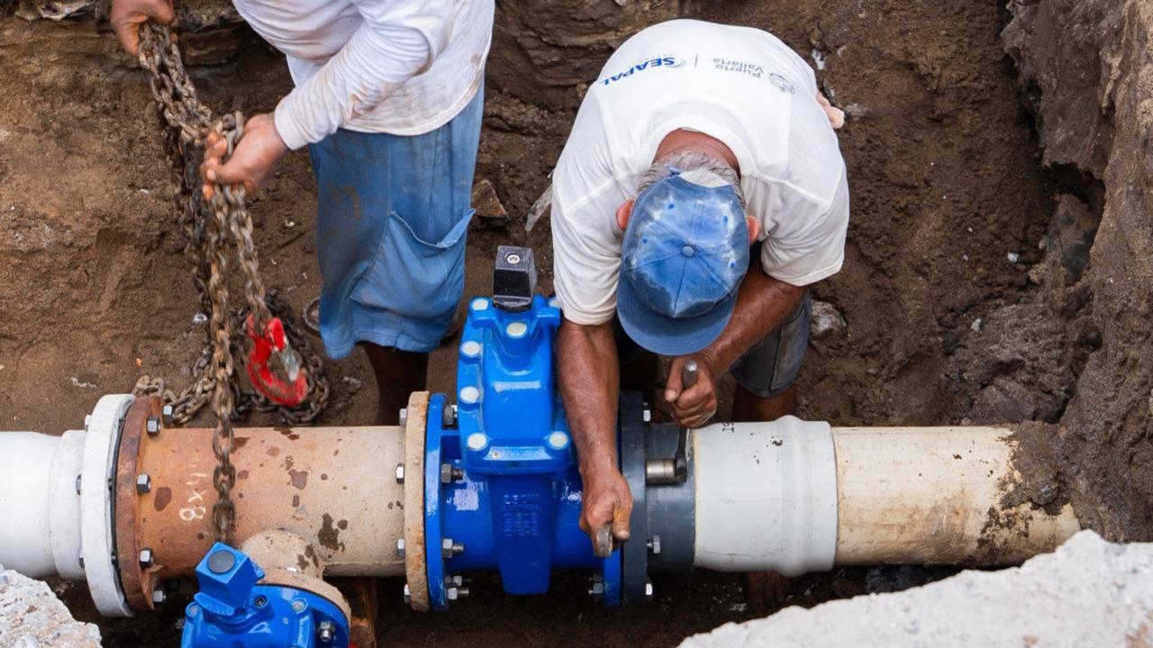 SEAPAL Vallarta soluciona más de 160 fugas, garantizando el suministro de agua en la ciudad