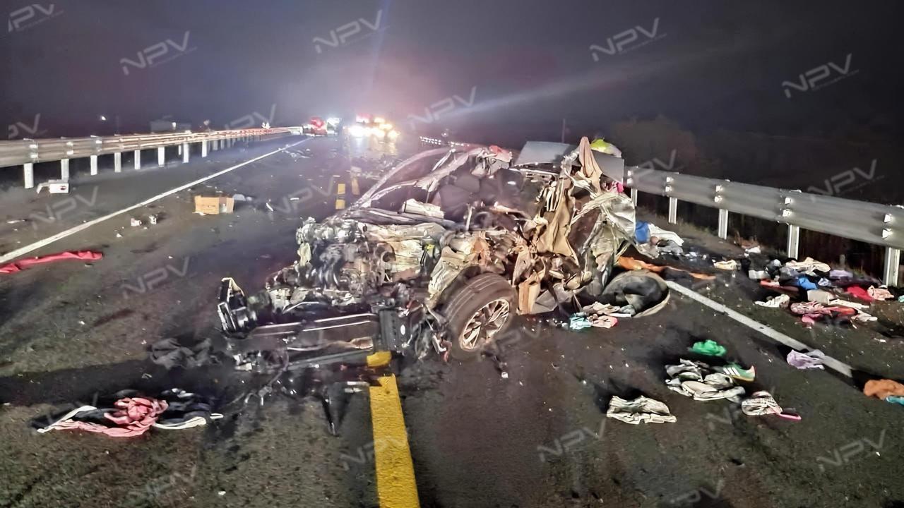 Seis muertos en trágico accidente en la autopista Tepic-Puerto Vallarta
