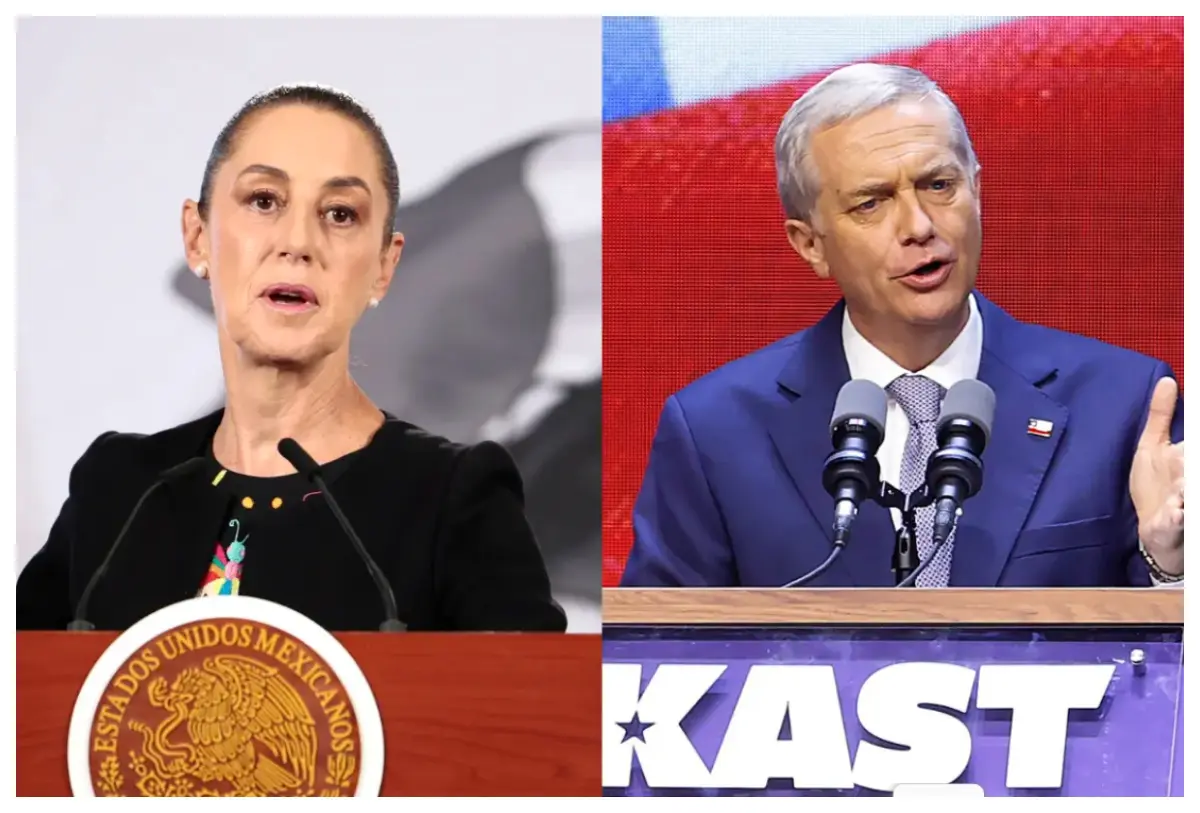 Sheinbaum congratula a José Antonio Kast por su victoria electoral en Chile