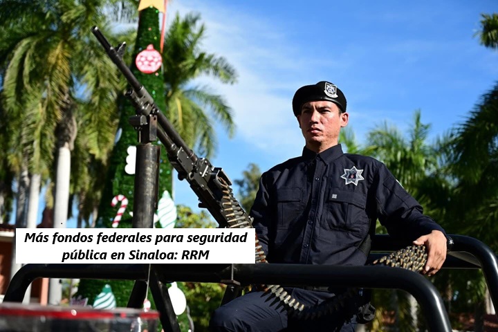 Sinaloa obtendrá 308 millones de pesos en apoyo federal para la seguridad pública en 2026, afirma Rocha Moya