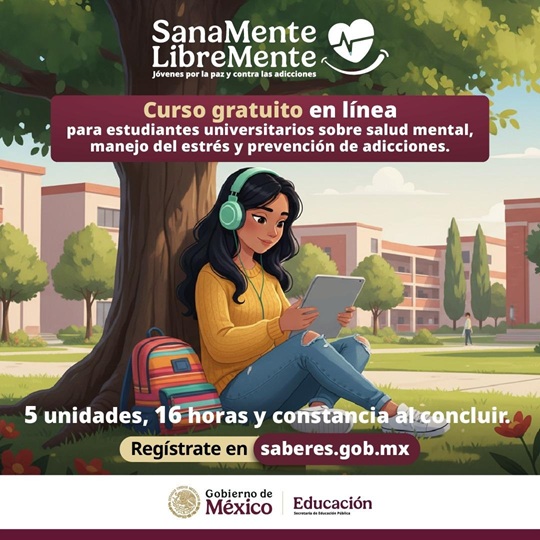 UAS lanza el curso “SanaMente LibreMente” para fomentar la paz y evitar adicciones
