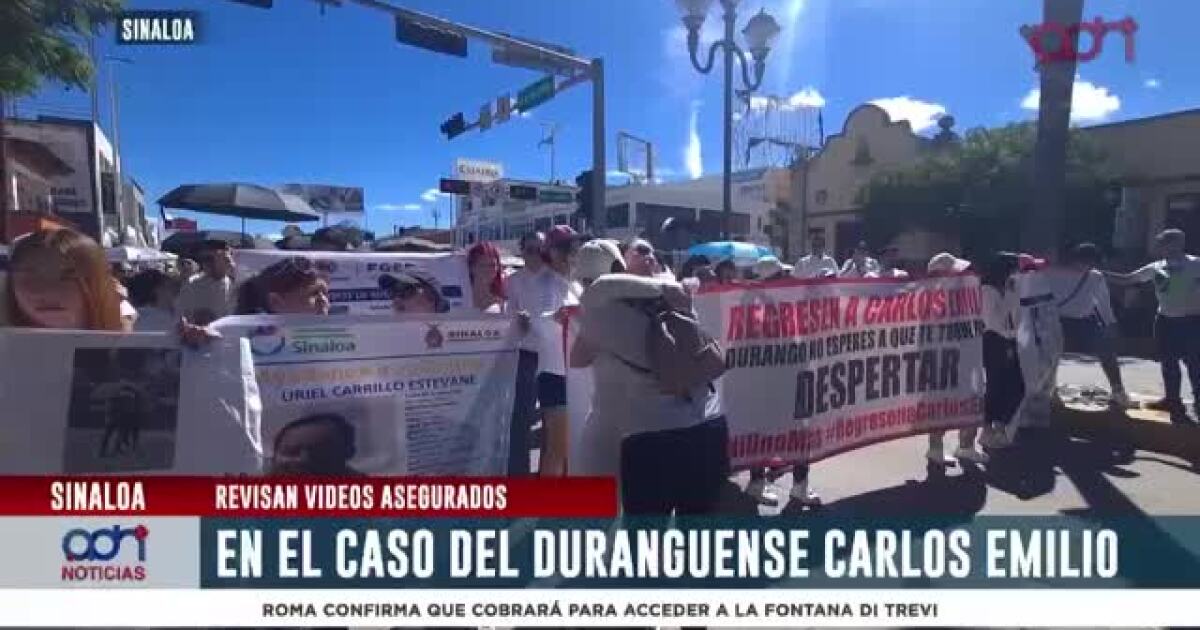 VIDEO| Caso Carlos Emilio: La Fiscalía de Sinaloa examina videos cruciales recuperados en CDMX para localizar al joven duranguense.