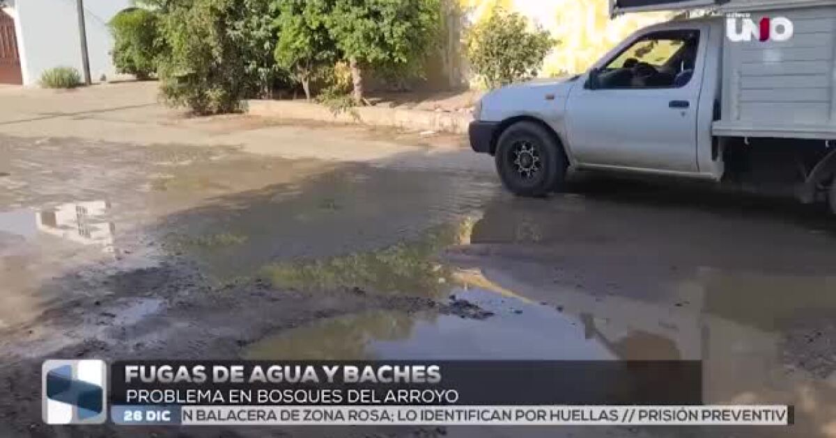 VIDEO| Habitantes de Bosques del Arroyo exigen soluciones ante baches y fugas de agua en su comunidad