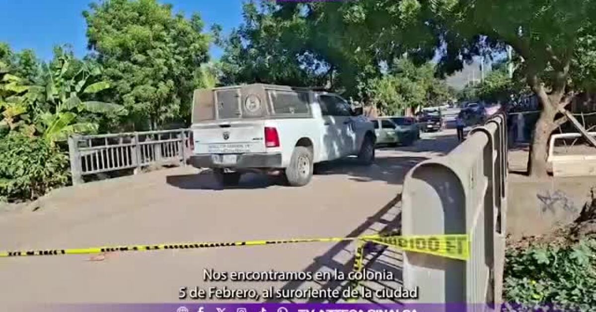 VIDEO| Tiroteo fatal cobra la vida de un hombre y una mujer en la colonia 5 de Febrero, Culiacán