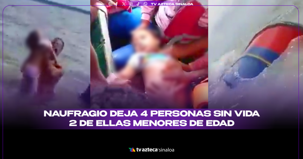 VIDEO| ¡Desastre en el mar! Naufragio cobra la vida de 4 personas, incluyendo a 2 niños