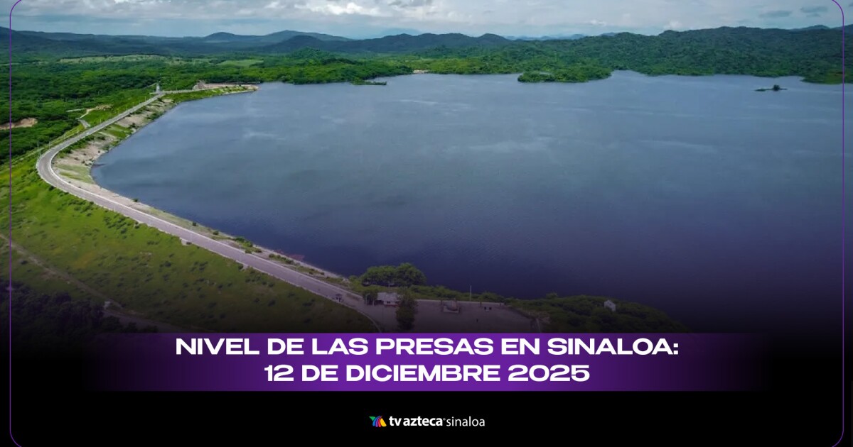 VIDEO| ¿Cuál es el nivel actual de las presas en Sinaloa? Descúbrelo hoy, 12 de diciembre de 2025.