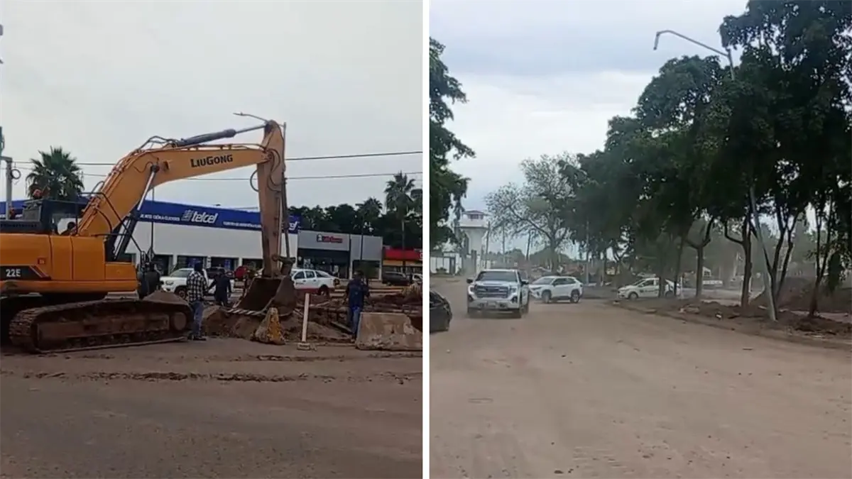 ¡Importante! Ampliación del cierre del Bulevar Centenario hasta Macario Gaxiola en Los Mochis por trabajos de reparación de socavones.