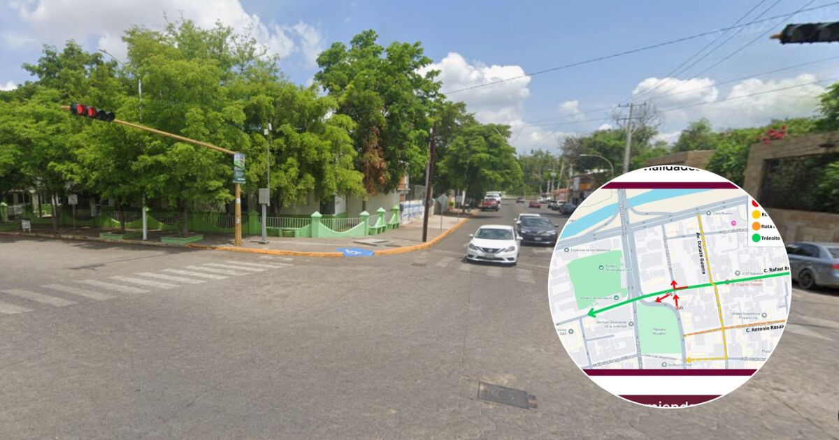 ¡Importante! Se anunciarán cierres temporales en el crucero de Buelna y Riva Palacio en Culiacán.