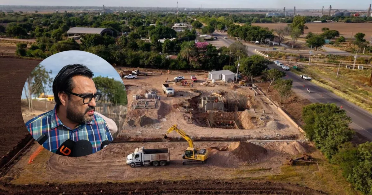 ¡Preparada para enero! El alcalde Juan de Dios Gámez supervisa la construcción de la planta de tratamiento de agua El Salado