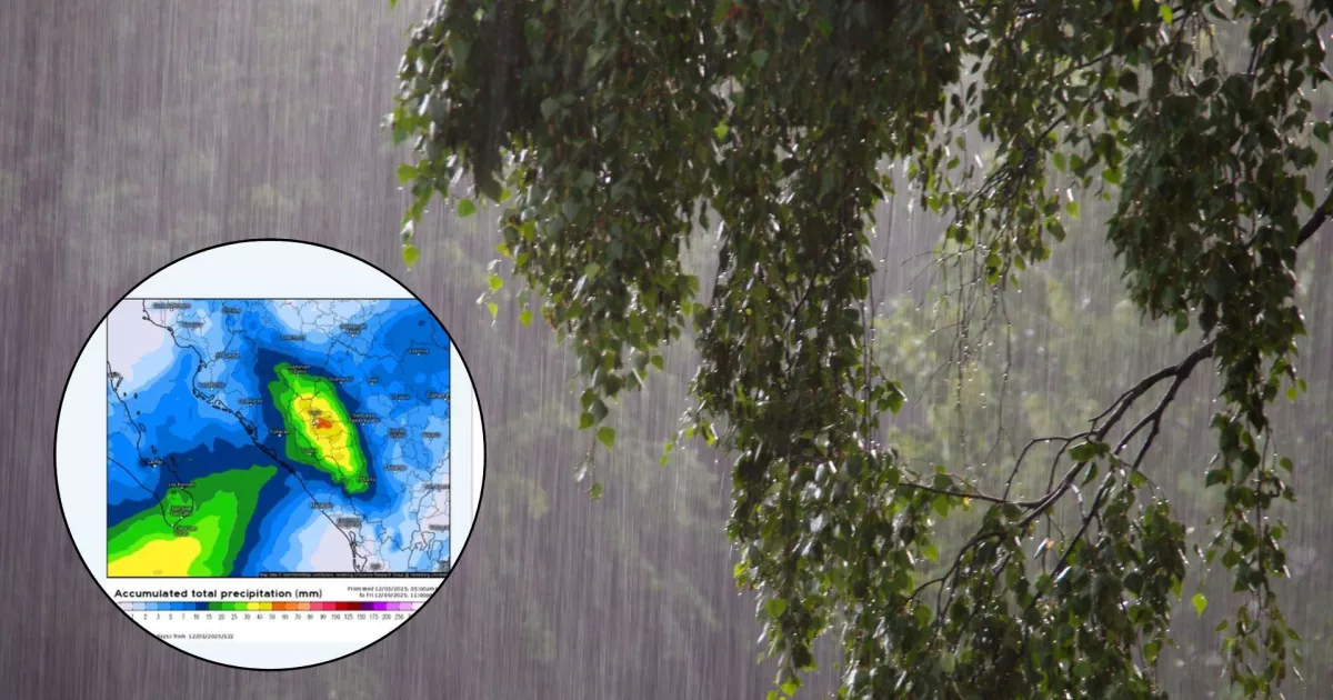 ¡Prepárate! Se anticipan fuertes lluvias y aguanieve esta noche en varias áreas de Sinaloa